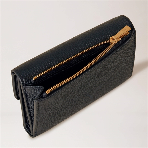 Mulberry Darley Folded Multi-Card Wallet Black 